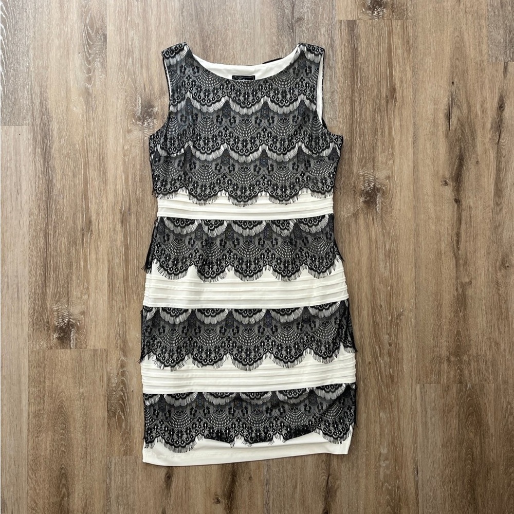 Black and White lace dress that looks like THE dress